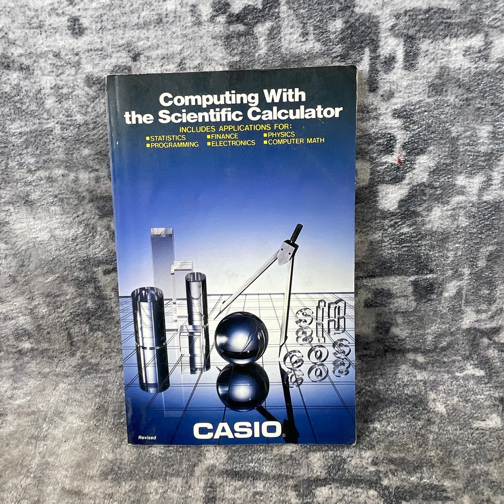 Vtg Casio Computing With the Scientific Calculator Revised Manual Japan STEM